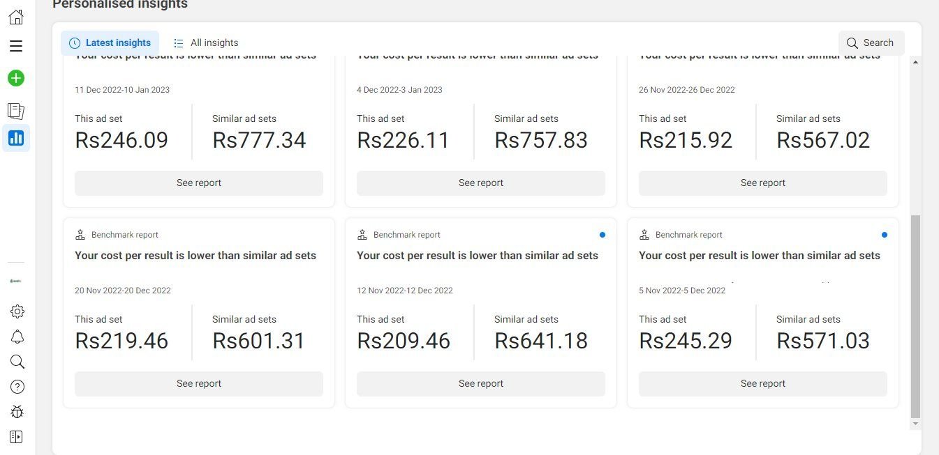 Further benchmark reports from the same period