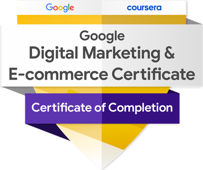 Google Digital Marketing & E-commerce Certificate