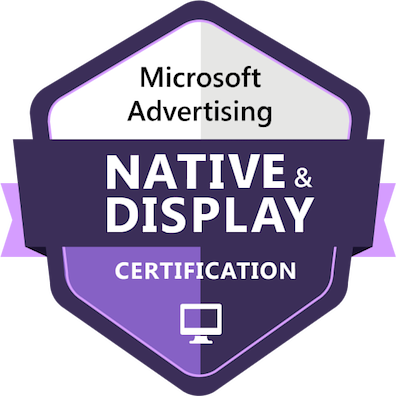 Microsoft Advertising Native & Display Certification